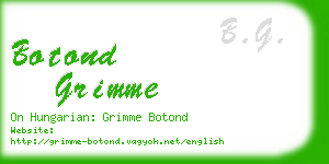 botond grimme business card